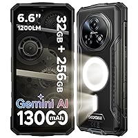 DOOGEE Fire 5 Pro Rugged Smartphone, 20GB+128GB 13000mAh Android 15 Telefono Indistruttibile