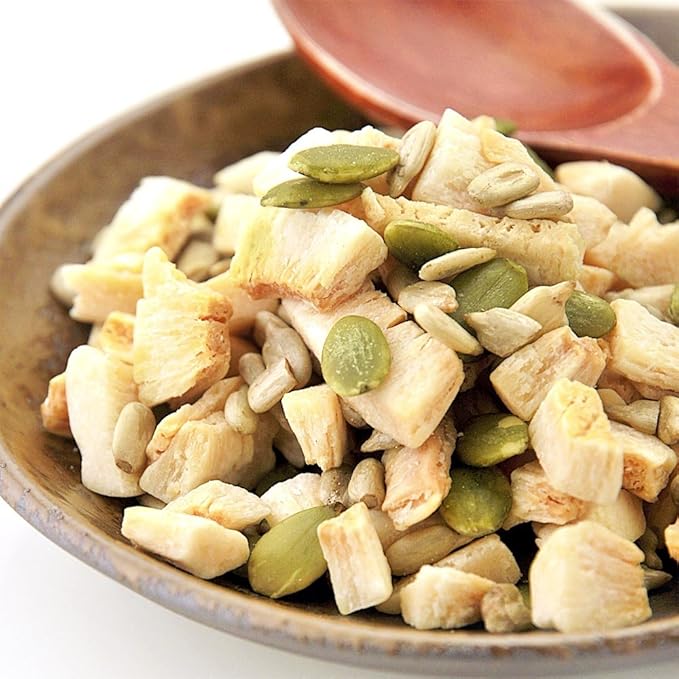 Amazon ロースト ココナッツ と 健康の種 ひまわりの種 かぼちゃの種 500g 新鮮市場 藤本商店 ナッツ 通販