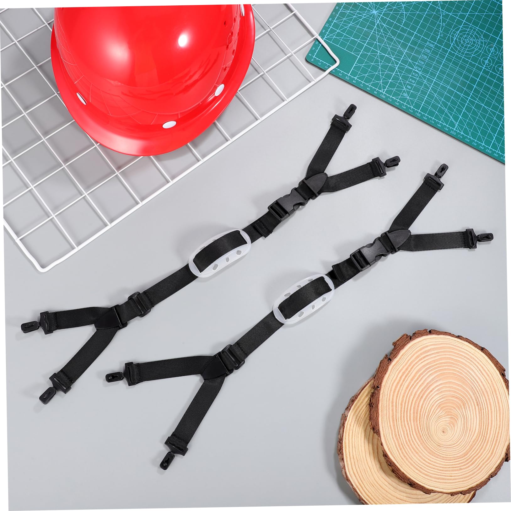 EXCEART Sottogola Del Casco Mentoniera Cinghia Del Mento Per Il Cappuccio Sostituzione Chinstrap Protezione Sottogola Elastico Per Elmetto Poliestere Nero Colore Casuale
