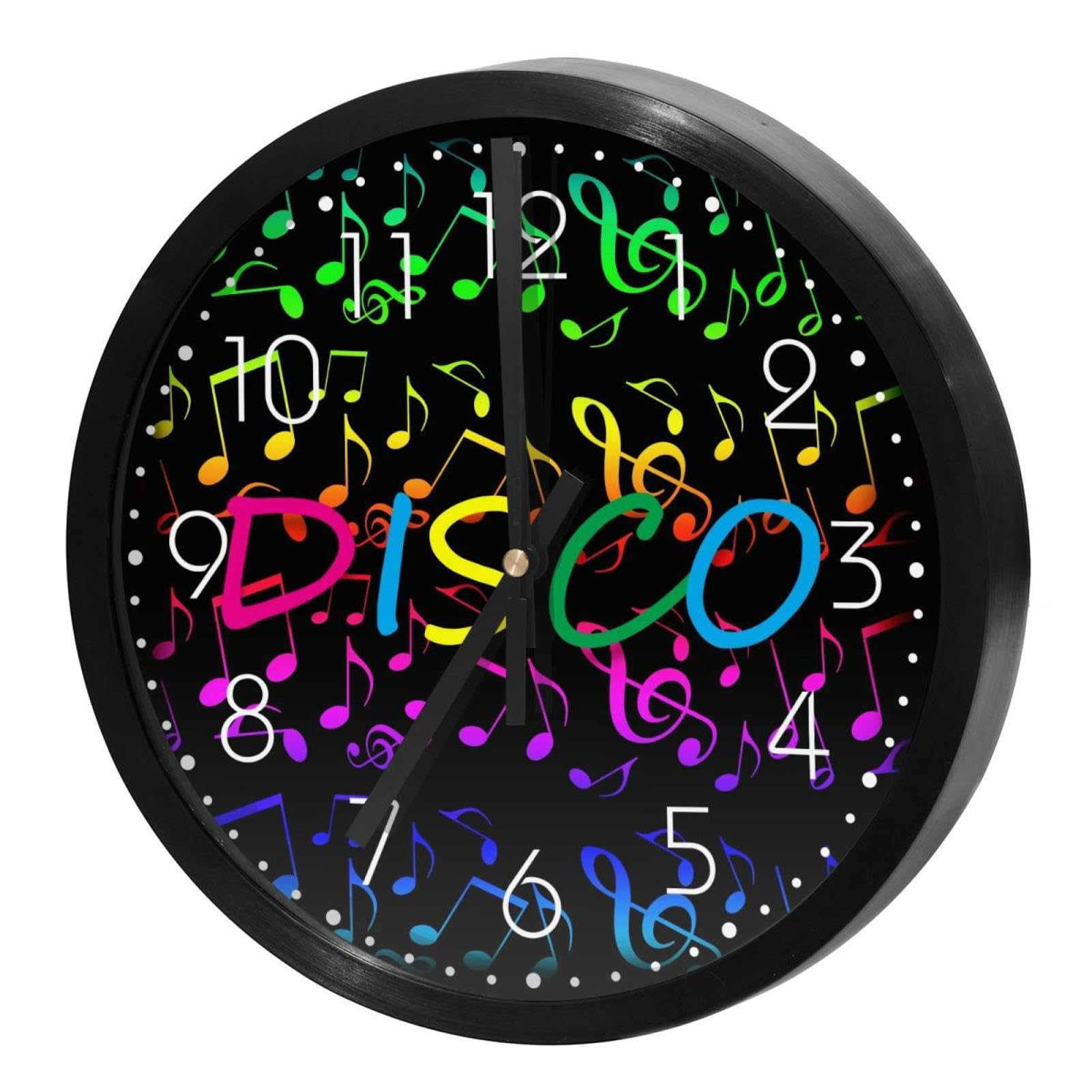 Horloge murale silencieuse à quartz sans tic-tac ronde à piles pour école