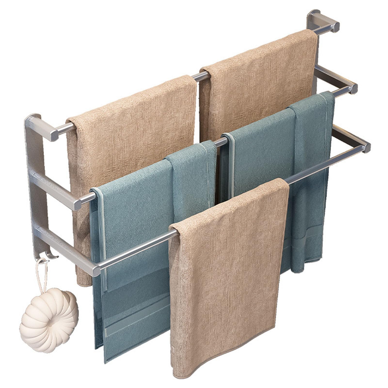 Porte-serviettes pour salle de bain et cuisine pour un intérieur ordonné