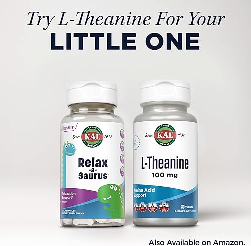 Miniatura 7 de Kal vitaminas 100 mg L-teanina, 30 unidades