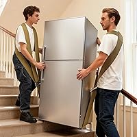 Vista 8 de VEVOR Moving Straps, 2-Person Lifting and Moving System with 2 Harness Straps, 1 Load-Bearing Strap & 1 Handheld Strap, Adjustable Lifting Shoulder