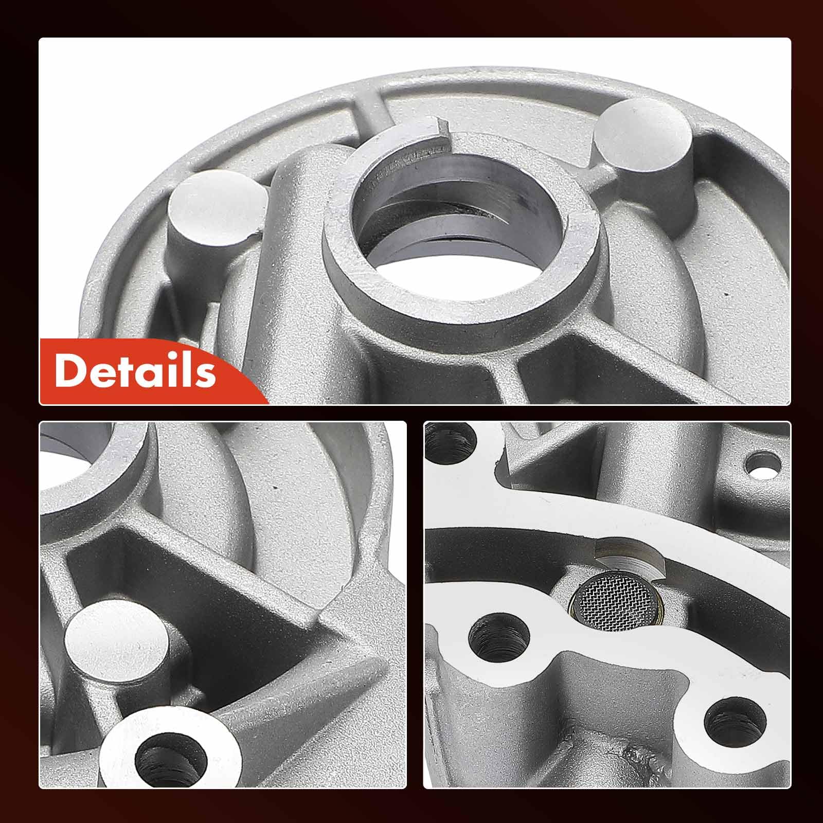 Frankberg Bomba de aceite bomba de motor con anillo de sellado gasolina | 06H103144J; Compatible con: Altea XL 5P5 5P8, A1 Sportback 8XA 8XF, CC 358, O.c.t.a.v.i.a II 1Z3, Escarabajo 5C1 5C2
