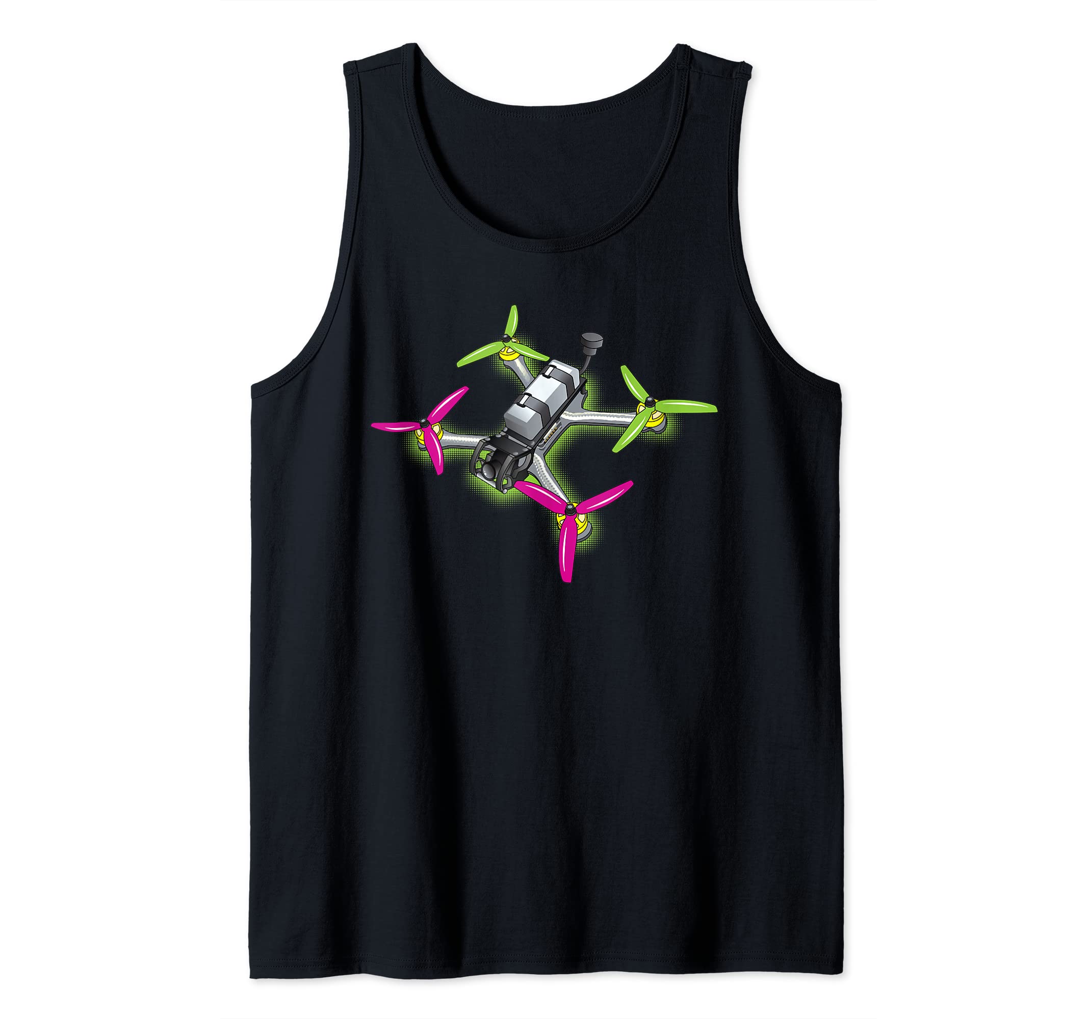 Freestyle FPV Racing Drone Pilot Acro Quadcopter Watermelon Tank Top