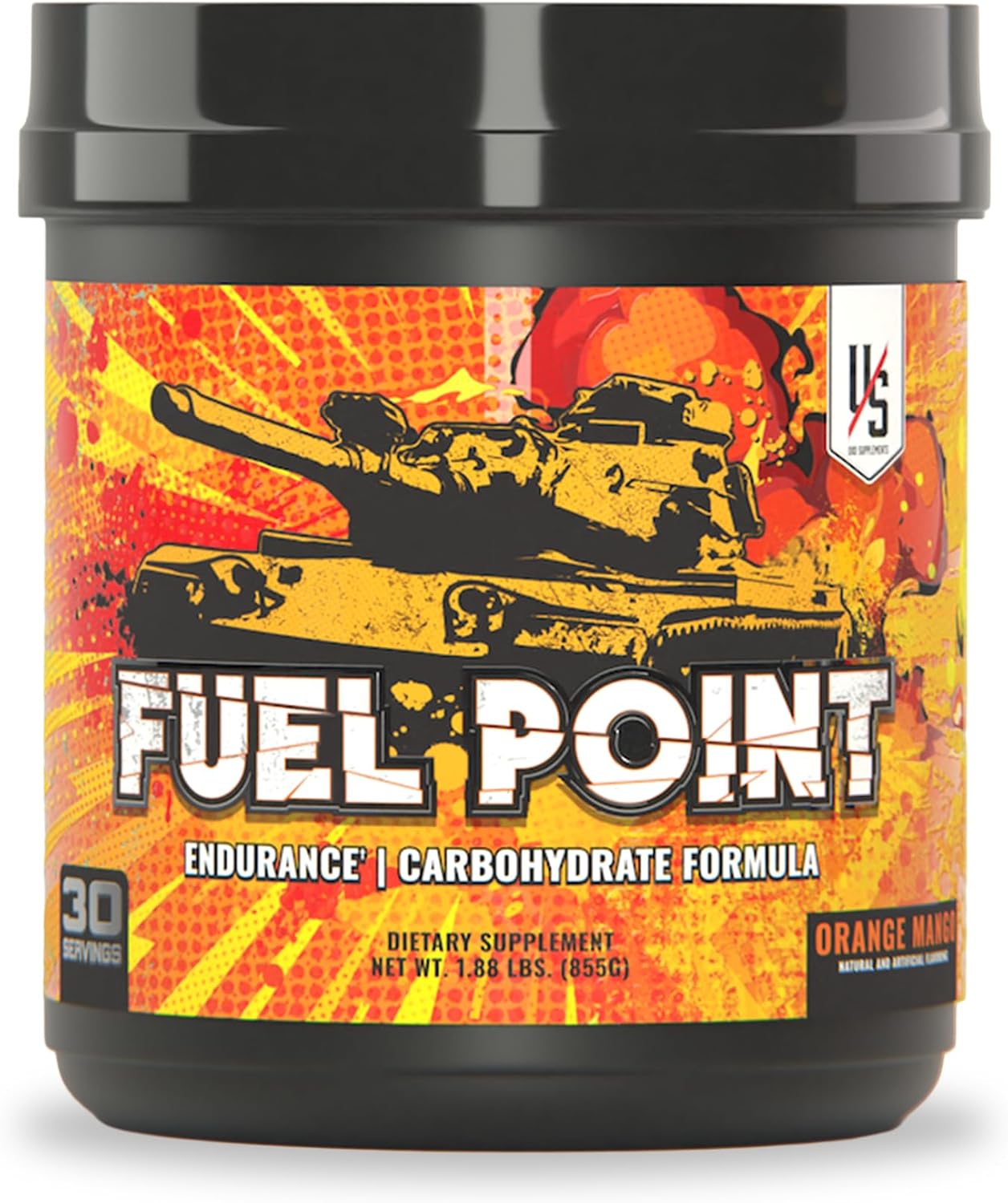 UXO Supplements: Fuel Point, Endurance Training, Fuel for Muscles, Reduce Fatigue, Improve Performance, Superior Carbohydrate Formula, 30 Servings (Orange Mango)