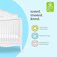 Vista 3 de DaVinci Fiona, cuna convertible 4 en 1 en color blanco, con certificado Greenguard Gold