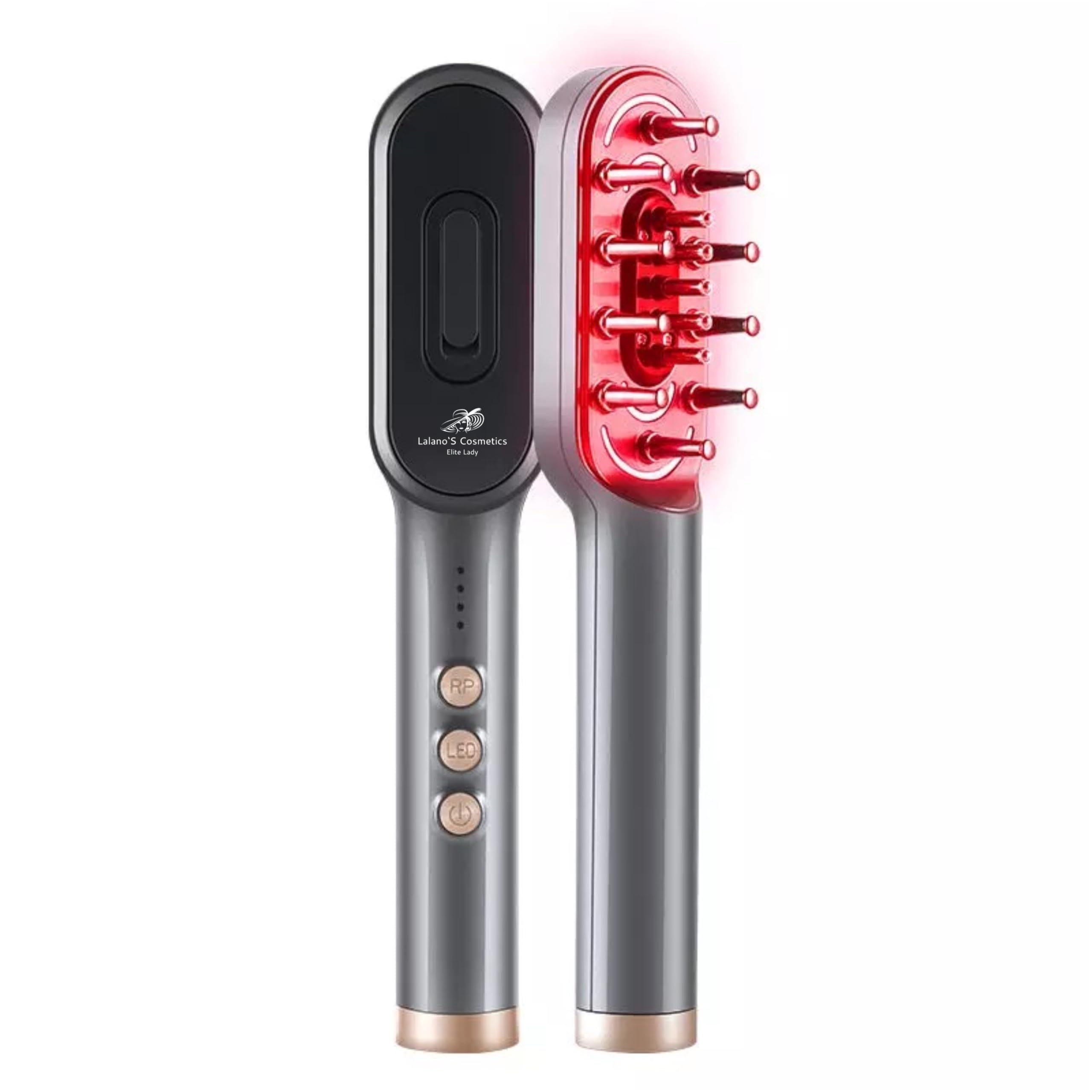 Lalano's Cosmetics Hair PowerComb, anticaída del cabello, cepillo LED, dispositivo antienvejecimiento, masaje de cabeza, peine para el crecimiento del cabello, cepillo para el cabello