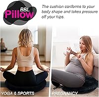 Vista 4 de Almohada BBL Después de la Cirugía para Dormir Sentado, Cojín Donut para Hemorroides, Cojín de Apoyo para Caderas, Almohada BBL de Algodón