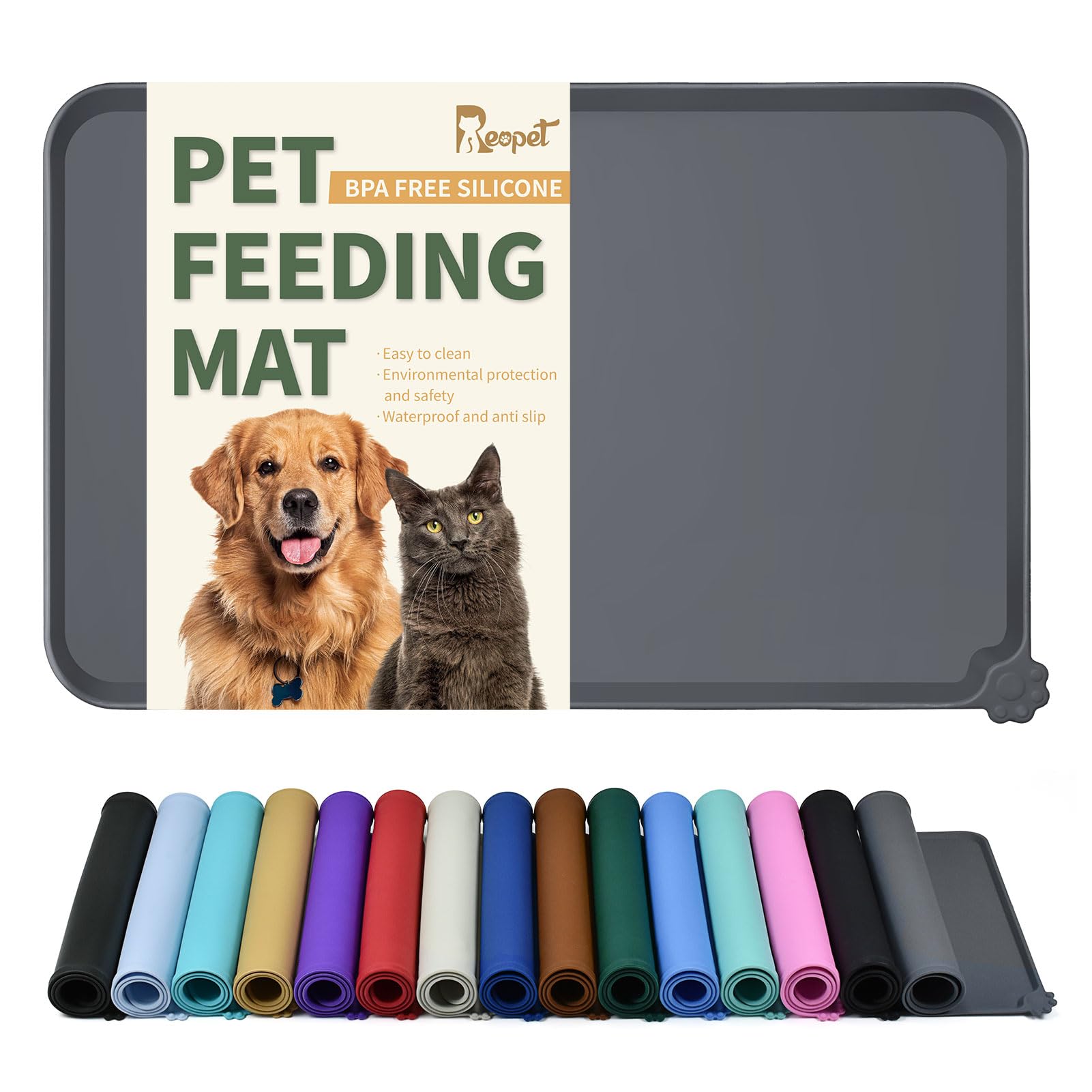 reopet tapis de gamelle silicone