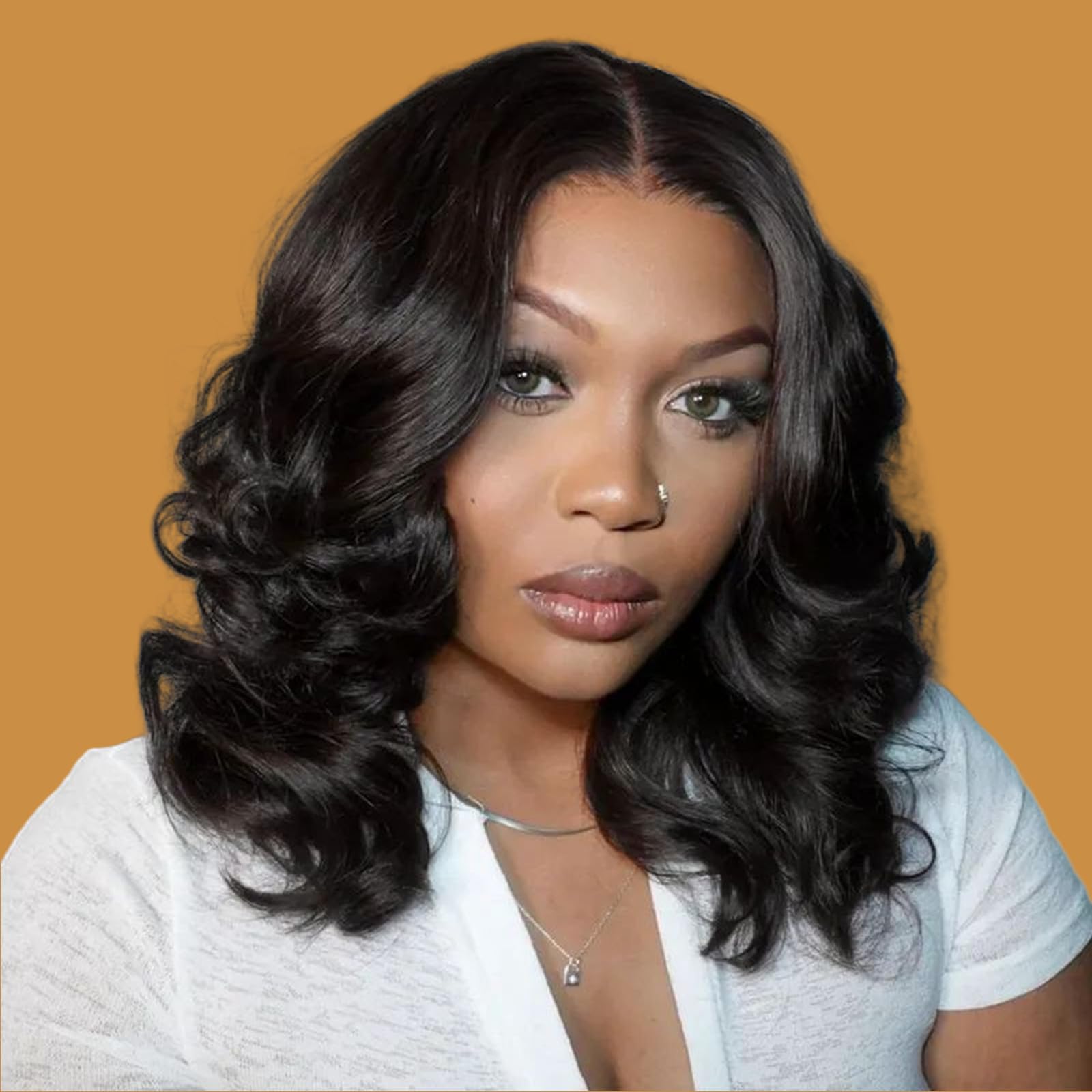 Body Wave Human Hair Bundles Quick Weave Bundles Human Hair 100% Unprocessed Brazilian Virgin Hair 3 Bundles Reals Human Hair Extensions Natural Black 10 12 14 Inch