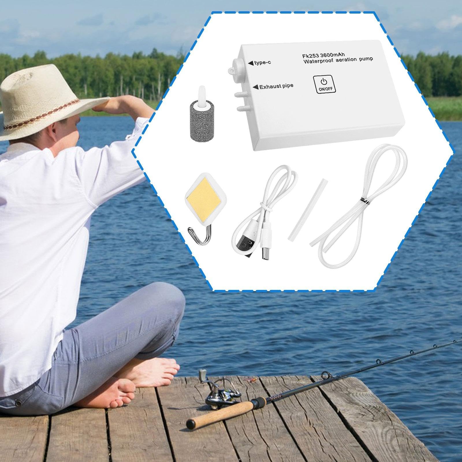 Pompe à Air pour Aquarium, Aérateur Multi-usages pour Aquariums et Hydroponie Commerciale