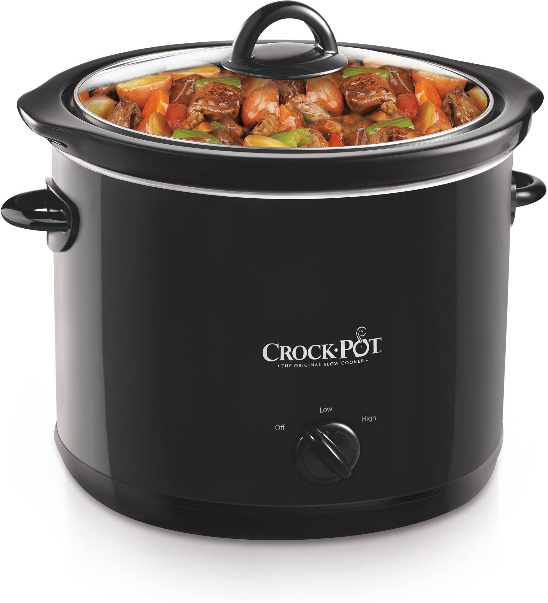 CrockPot SCR400B 4Quart Manual Slow Cooker, Black Home