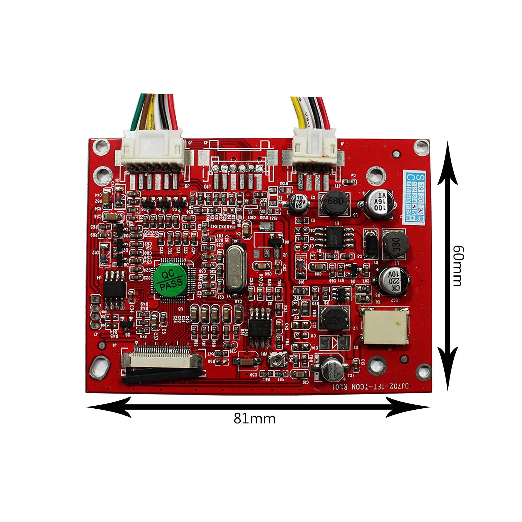 For 26Pin TTL interface LCD Screen CVBS input Controller Board
