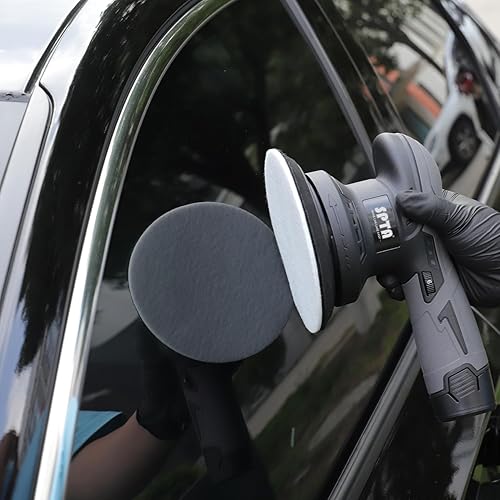 Miniatura 6 de SPTA - Almohadilla de pulido de vidrio, 5 unidades de 3 pulgadas (3.150 in), almohadilla de pulido de fieltro de lana de vidrio para automóvil, kit