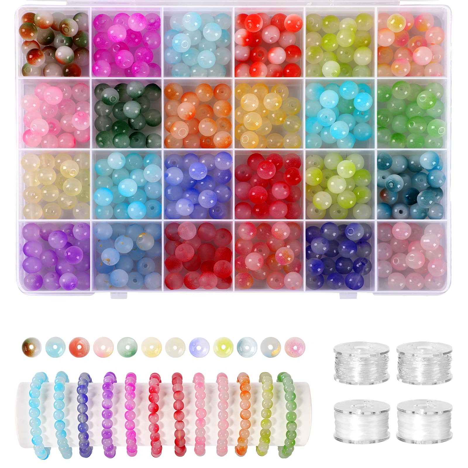 Glass Beads For Jewelry Making - Craft Beads For Beams And Terminals