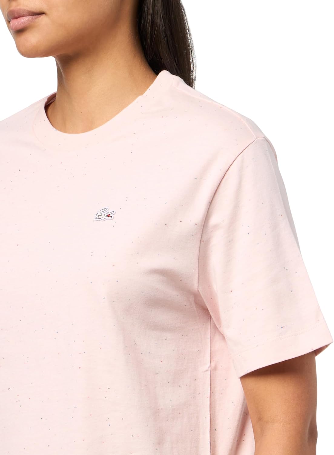 Lacoste Womens Relaxed Fit Cotton T-Shirt - Image 3