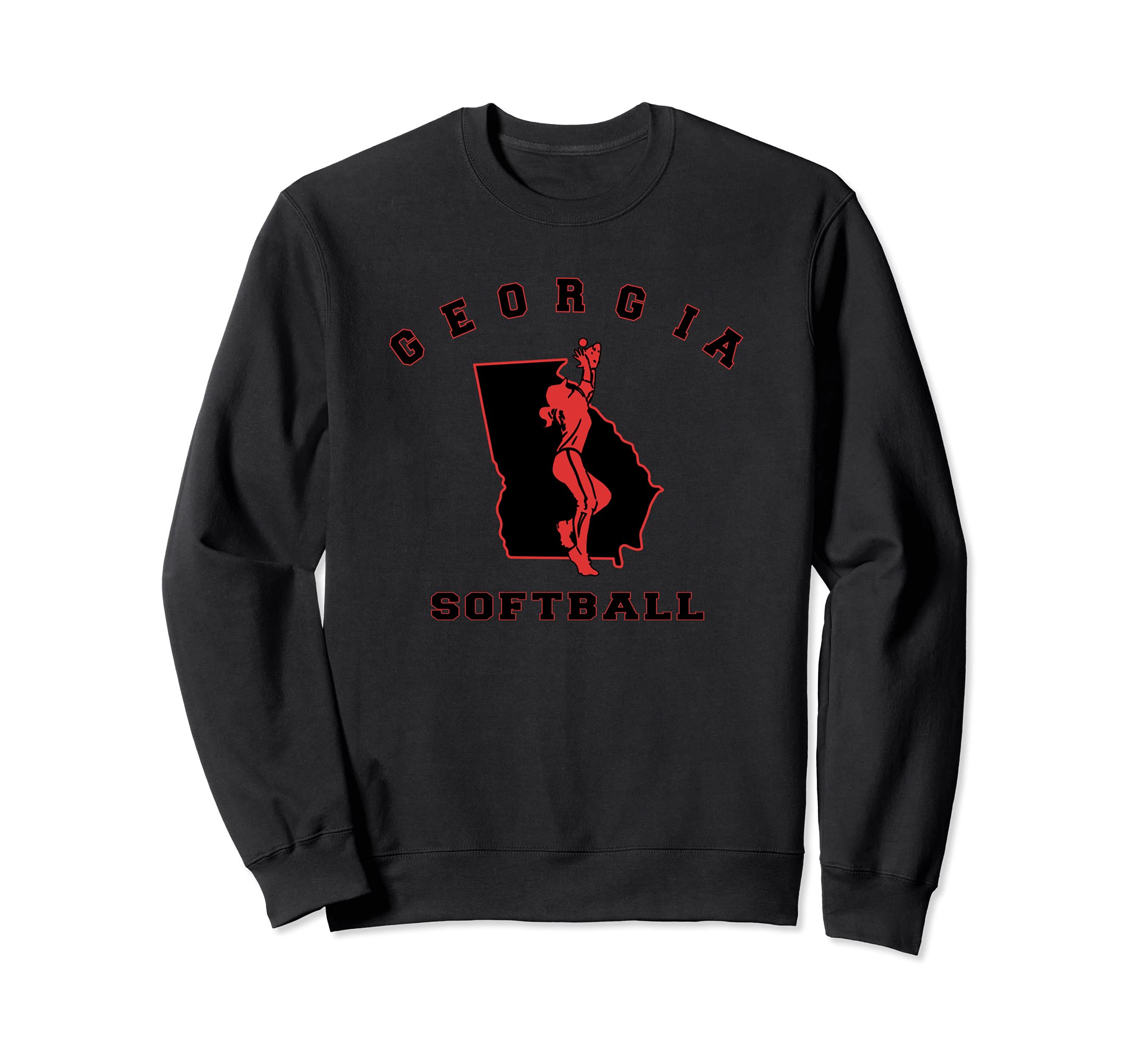 Georgian Native GA Home Peach State Atlanta Georgia Softball Sweatshirt