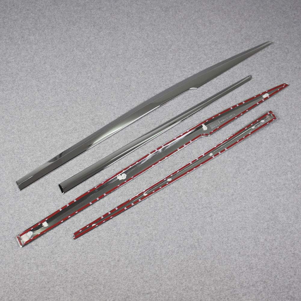 Beautost for Toyota Highlander 2020 2021 2022 2023 2024 2025 Chrome Body Side Door Molding Cover Trims