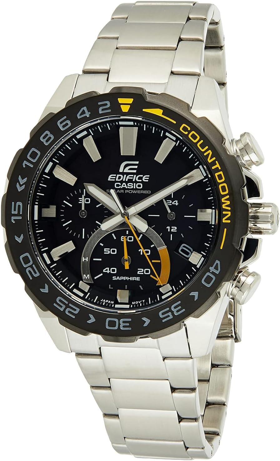 Casio Analog Black Dial Men's Watch-EFS-S550DB-1AVUDF (ED475)