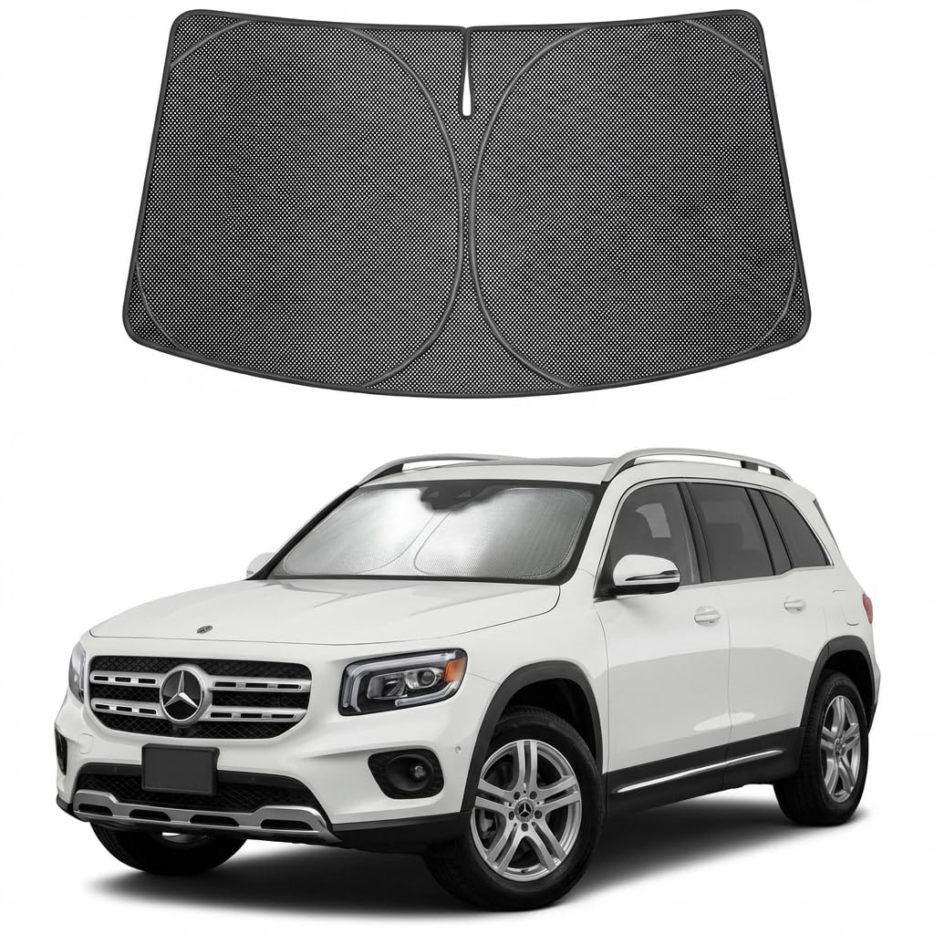 Proadsy Custom Fit Car Windshield Sun Shade for 2020-2026 Mercedes-Benz GLB