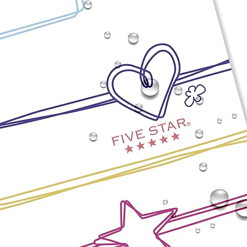 Miniatura 6 de Five Star Cuaderno de espiral + aplicación de estudio, 1 materia, rayas anchas, 8 x 10-12 pulgadas, 80 hojas, combate el sangrado de tinta, cubierta