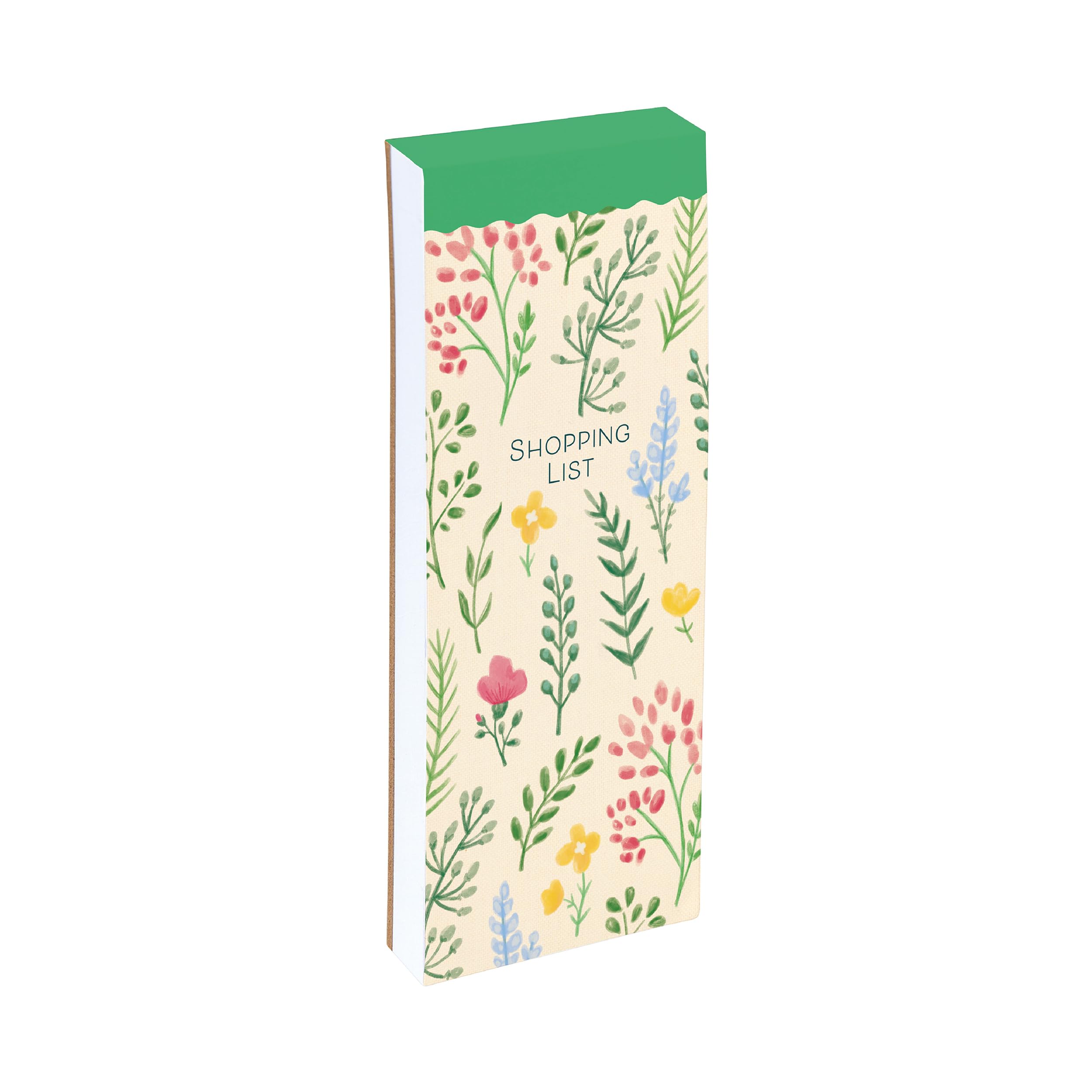 The Gifted Stationery Co. Shopping List Pads – Fridge Grocery List with 74 Tear-Off Sheets – Classic Arts & Crafts Shopping List Notepads for Kitchen Organisation (Enchanted Garden 2)