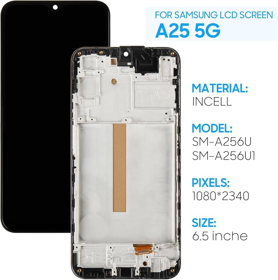 Amazon.com: Screen Replacement for Samsung Galaxy A25 5G SM-A256E