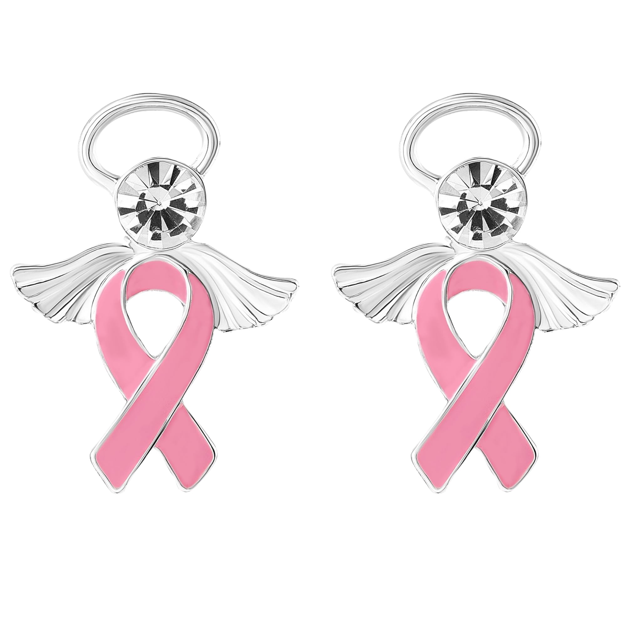 25/50/100/500pcs Breast Cancer Pins - Bulk Pink Ribbon Pins for Breast Cancer Awareness - Perfect for Support Groups, Events, Promotional Gift-Giving and Fundraising