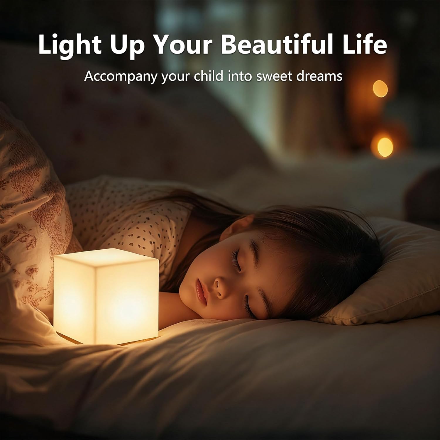 16-inch Large LED Cube Furniture, Outdoor RGB Floor Lamp with Remote, Rechargeable Glowing Seat for Garden, Patio, Commercial Event, 16 Colors + 6000K White, PE Material