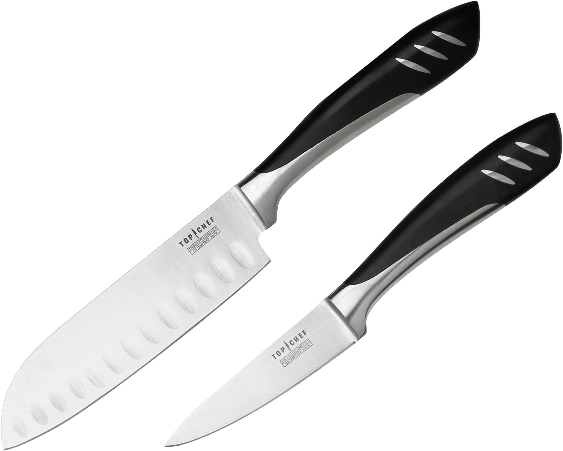 Top Chef by Master Cutlery 2-Piece Santoku and Paring Knife Set