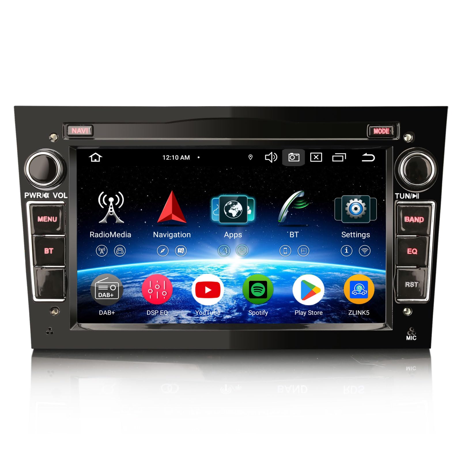 Erisin 7" Android 16 Opel Astra H Corsa C/D Antara Vivaro Zafira Autoradio | Opel Autoradio Bluetooth CarPlay Android Auto GPS Navi WiFi 4G DSP DAB+ OBD2 RDS USB TPMS Canbus Touchscreen 8-Kern 4GB+64GB
