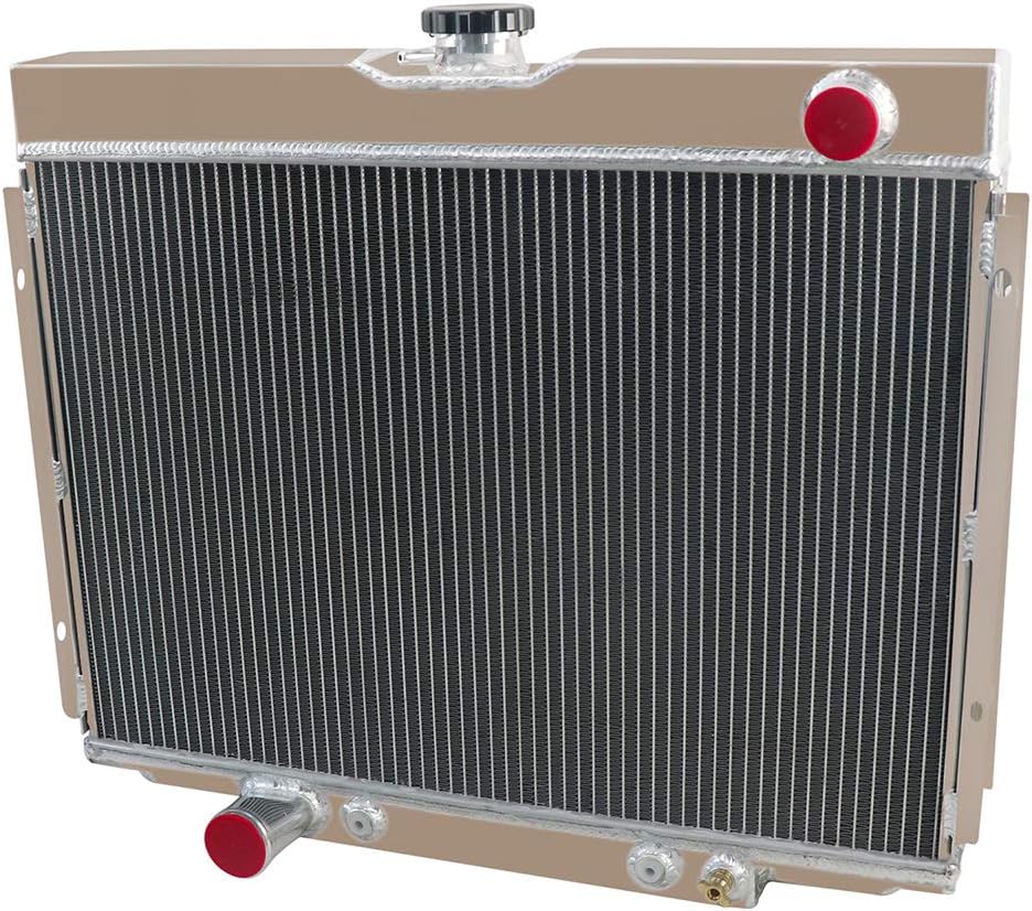 ALLOYWORKS 3 Row Core Aluminum Radiator For 1967-1970 Ford Mustang Mercury / 1968-1970 Cougar XR7 PRO