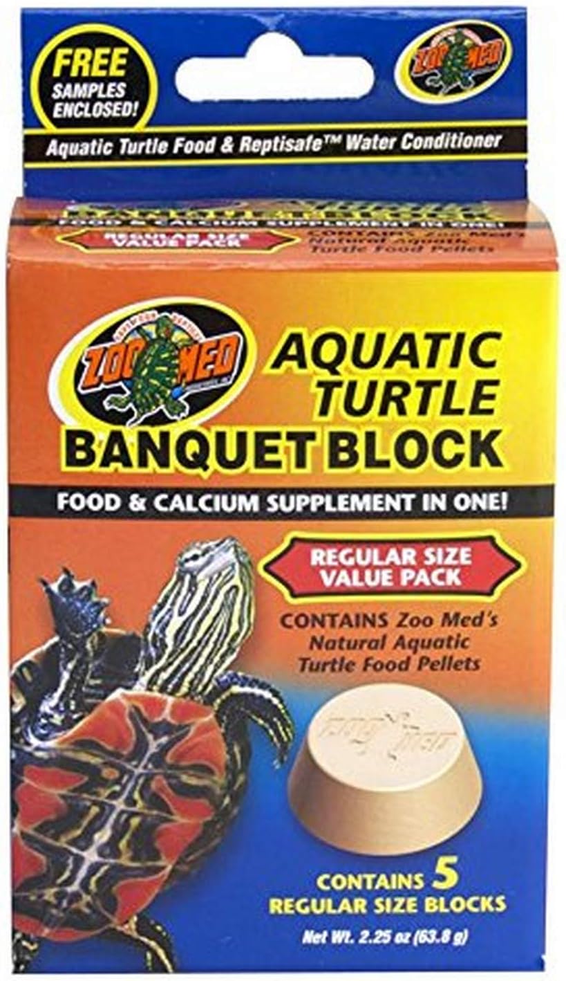 Zoo Med Block Value Pack for Aquatic Turtle, 2.25 oz, 5 Count