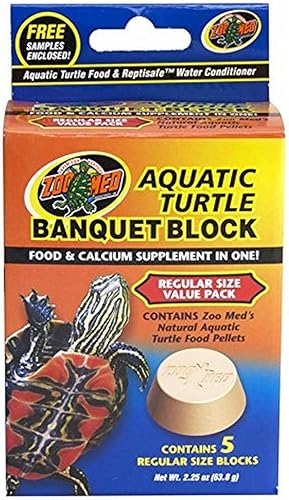 Zoo Med Banquete Bloque Alimento Tortuga Acuática disponible en Yaxa Costa Rica