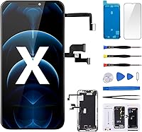 Vista 1 de para iPhone X pantalla de repuesto 5.8 "para iPhone 10 con auricular y sensor de proximidad pantalla LCD digitalizador 3D táctil completo montaje