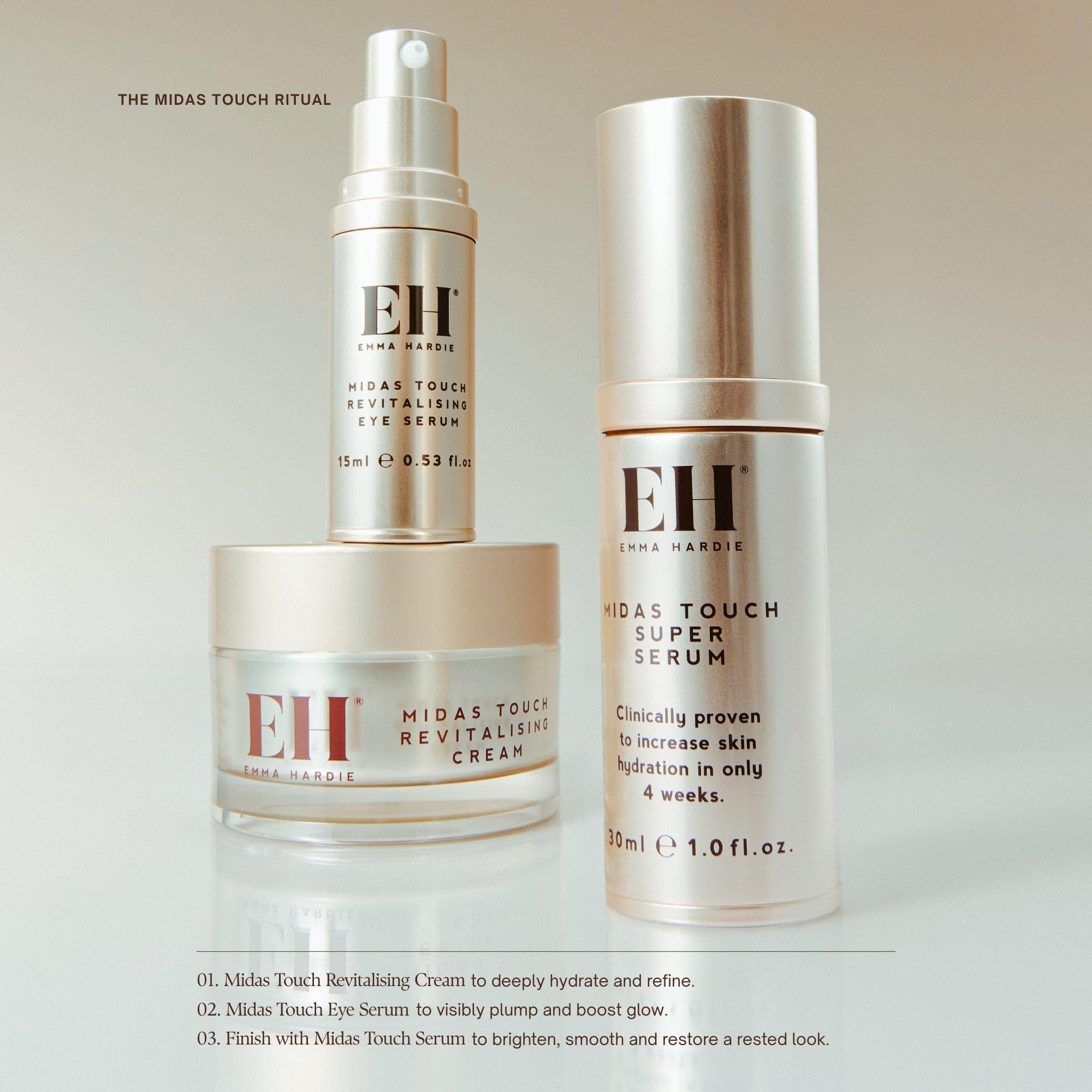 Emma Hardie 15ml Midas Touch Revitalising Eye Serum | Hyaluronic