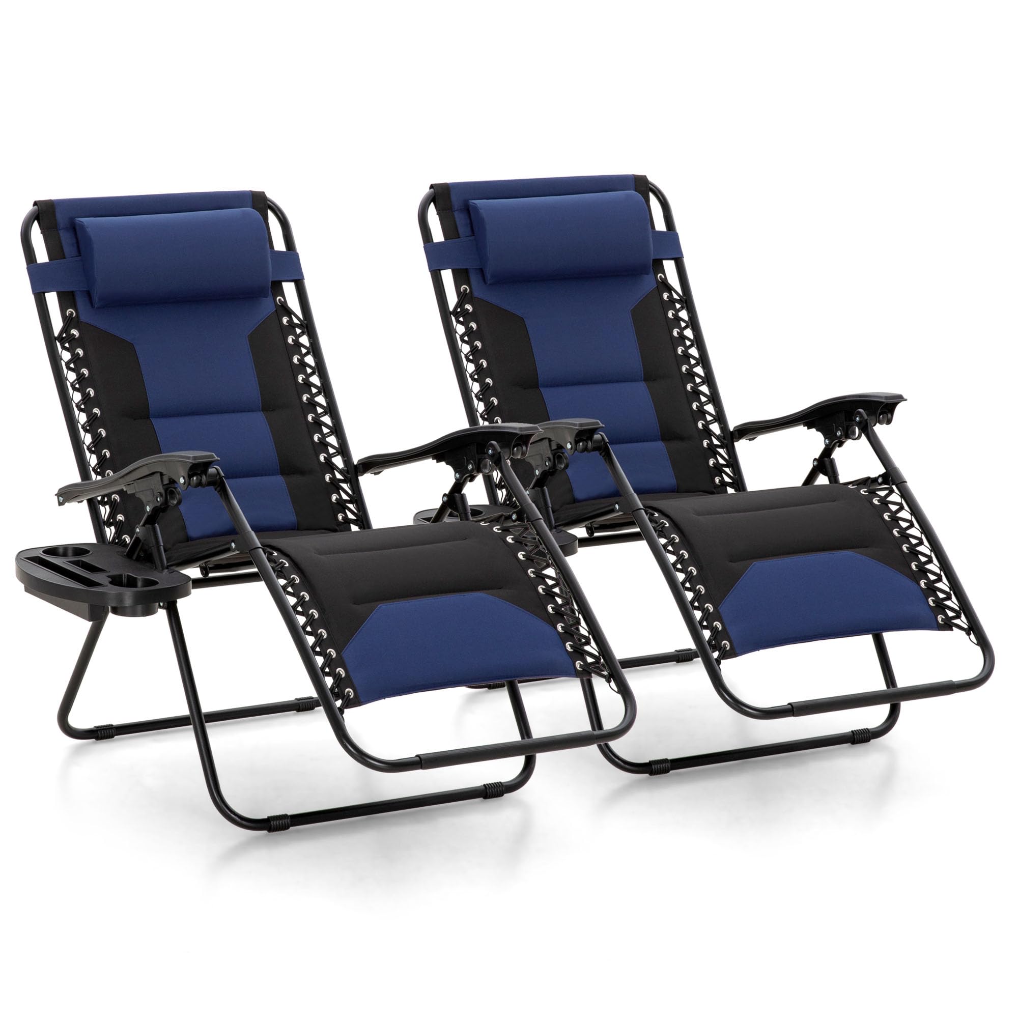 MFSTUDIO Padded Zero Gravity Chairs Set of 2