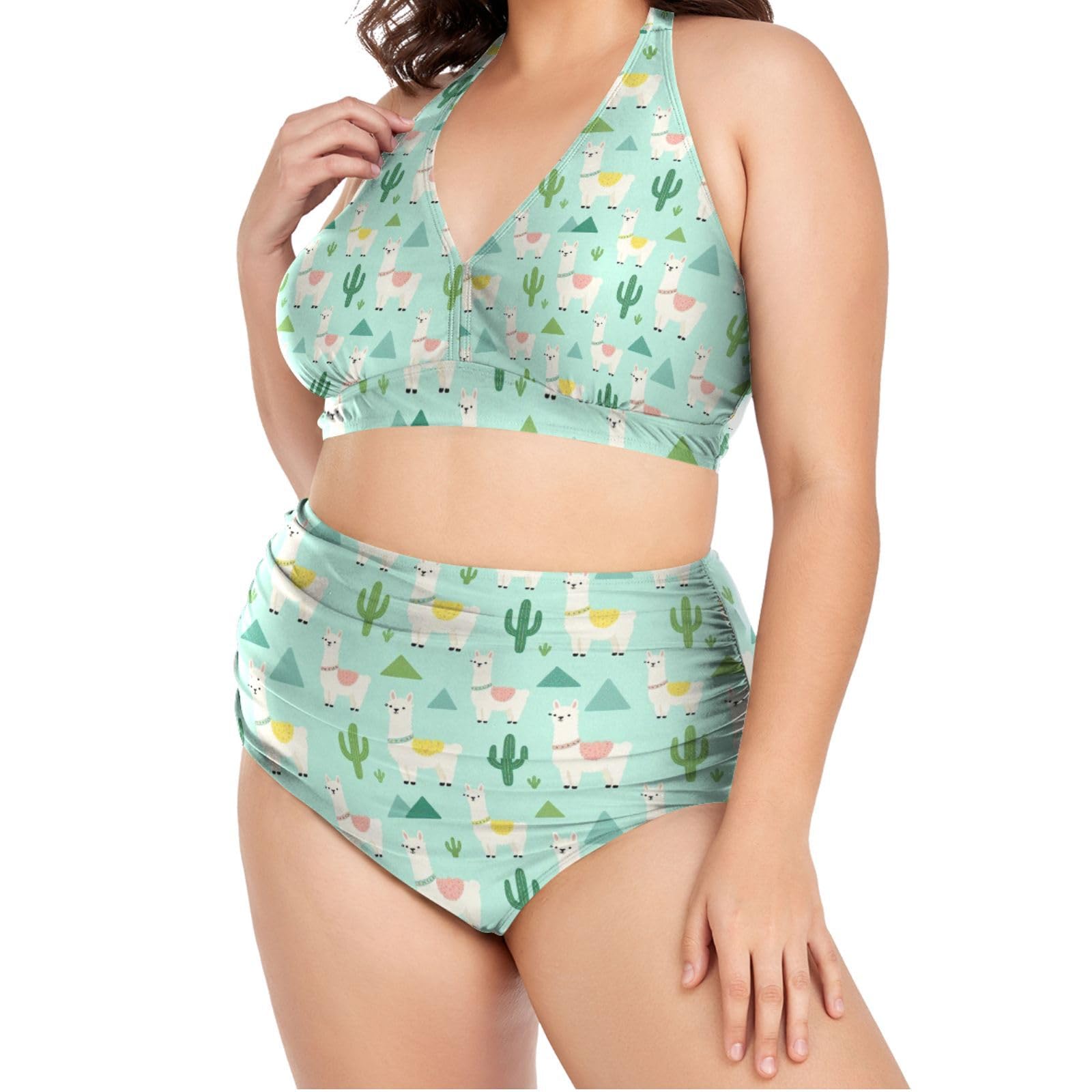 FRODOTGV Stroje kąpielowe damskie plus size L-4XL