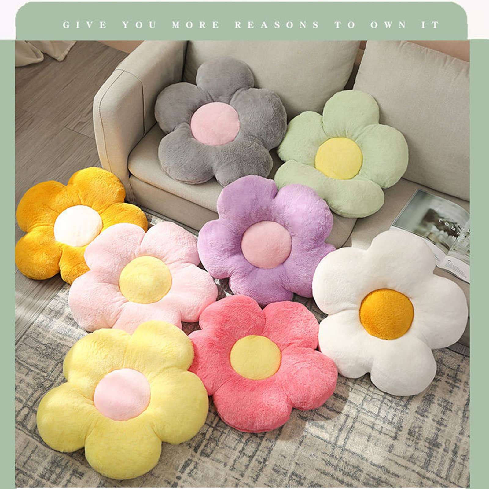 Cuscino a forma di fiore Cuscino da pavimento Cuscini per sedie Cuscino