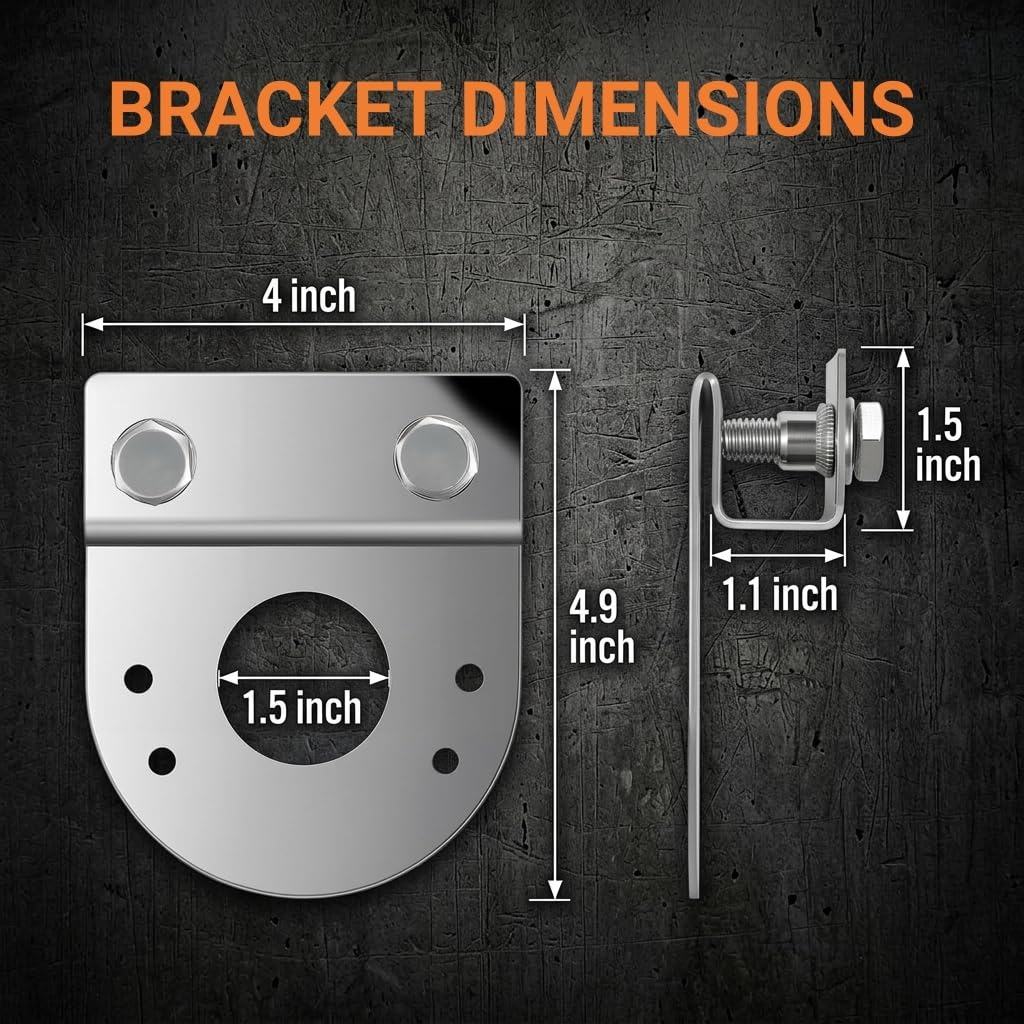 2PCS Watermelon Light Brackets, Straight Down Under Glow Frame Bracket — Amazon image 4