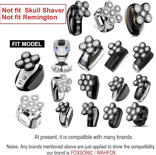 Miniatura 13 de WAHFOX Cable de carga para afeitadora de cabeza para el aseo libre Freebird Skull Shaver cabeza afeitadora, cable de cargador WAHFOX para muchas