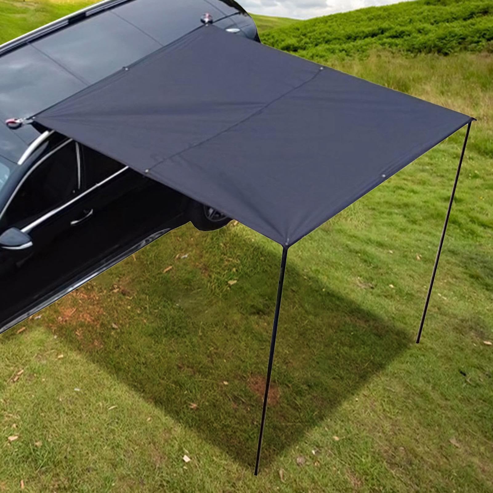 Store de toit pour voiture - Élégant camping - Protection solaire UV50+ résistant aux intempéries - PU3000 mm - Store latéral pour et sur-atterrissage (matériel inclus dans la livraison) - Utilitaire