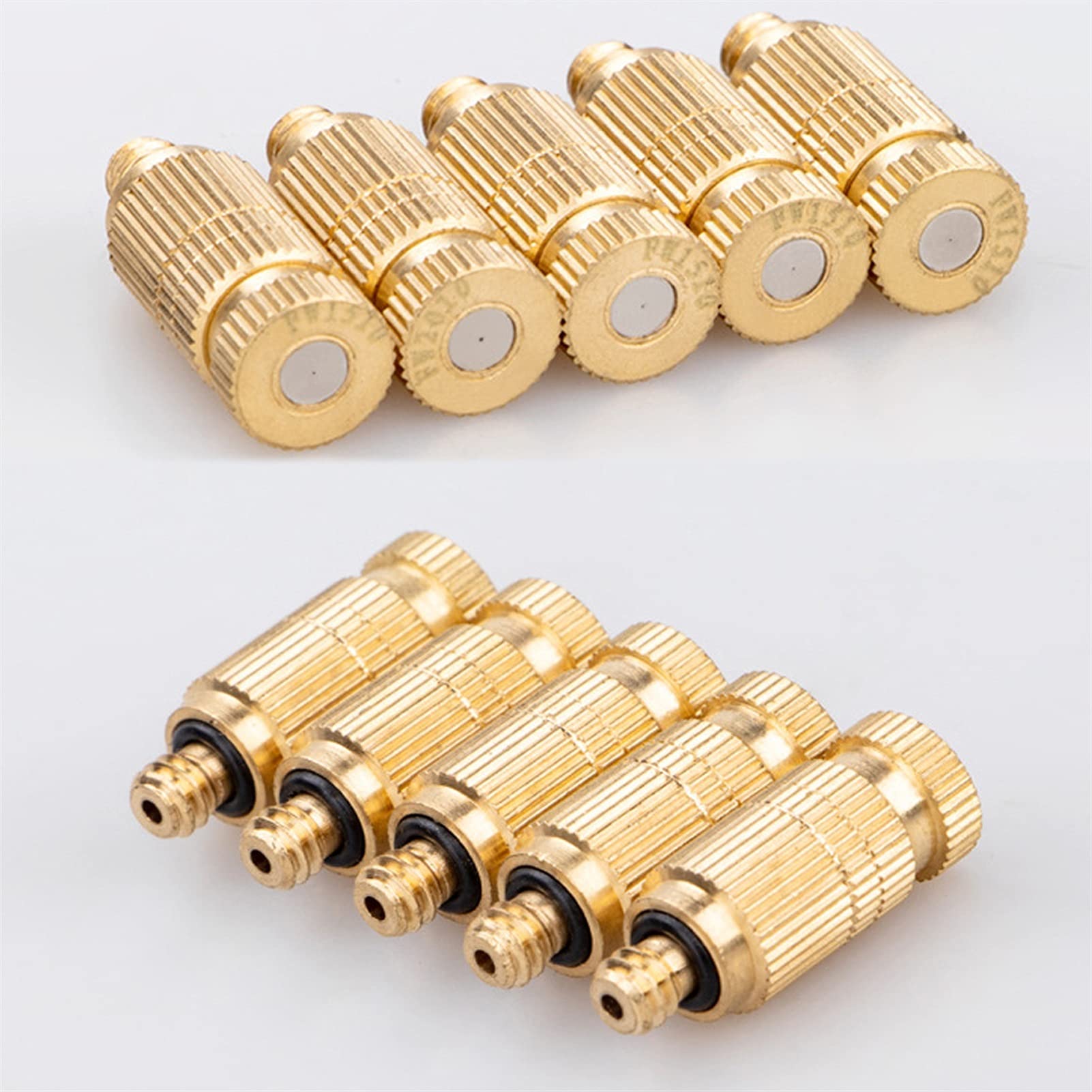 Haueeschoen 100 Ugelli Di Nebulizzazione In Ottone Per Raffrescamento Esterno – Alta Pressione (20-70 Bar) Con O-ring