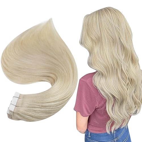 Miniatura 26 de Full Shine Invisi Edge - Extensiones de cabello con cinta adhesiva invisible de 36 cm, color 1 negro, máquina Remy, extensiones de cabello humano