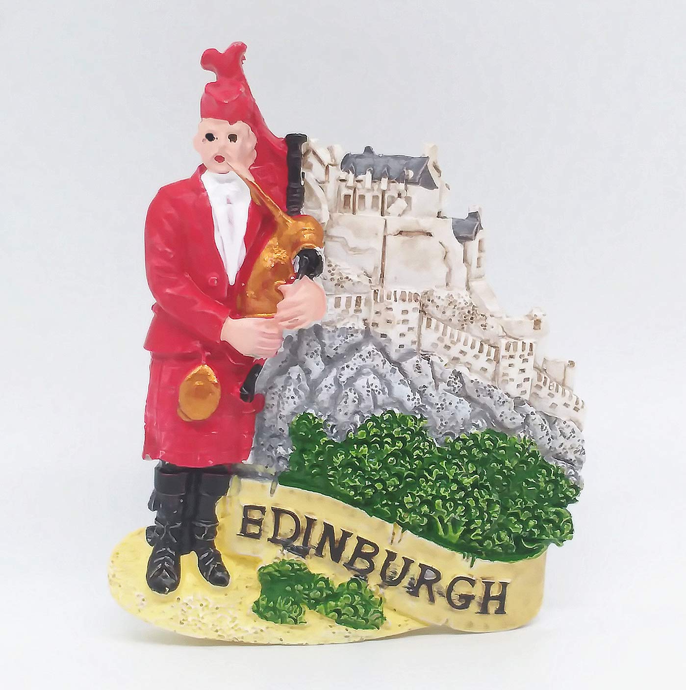 Muyu Magnet Edinburgh Scotland United Kingdom 3D Fridge Magnet Travel Souvenir Gift Collection Home & Kitchen Decoration Magnetic Sticker Craft
