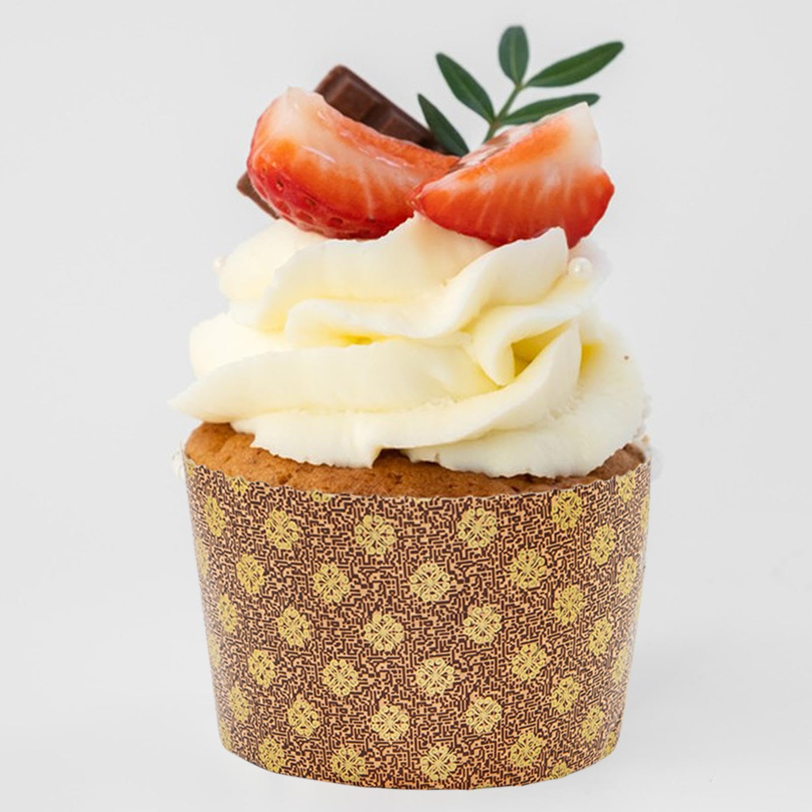 100 de Papel para Hornear Magdalenas Y Cupcakes, C, 9 Cm X 8.5 Cm