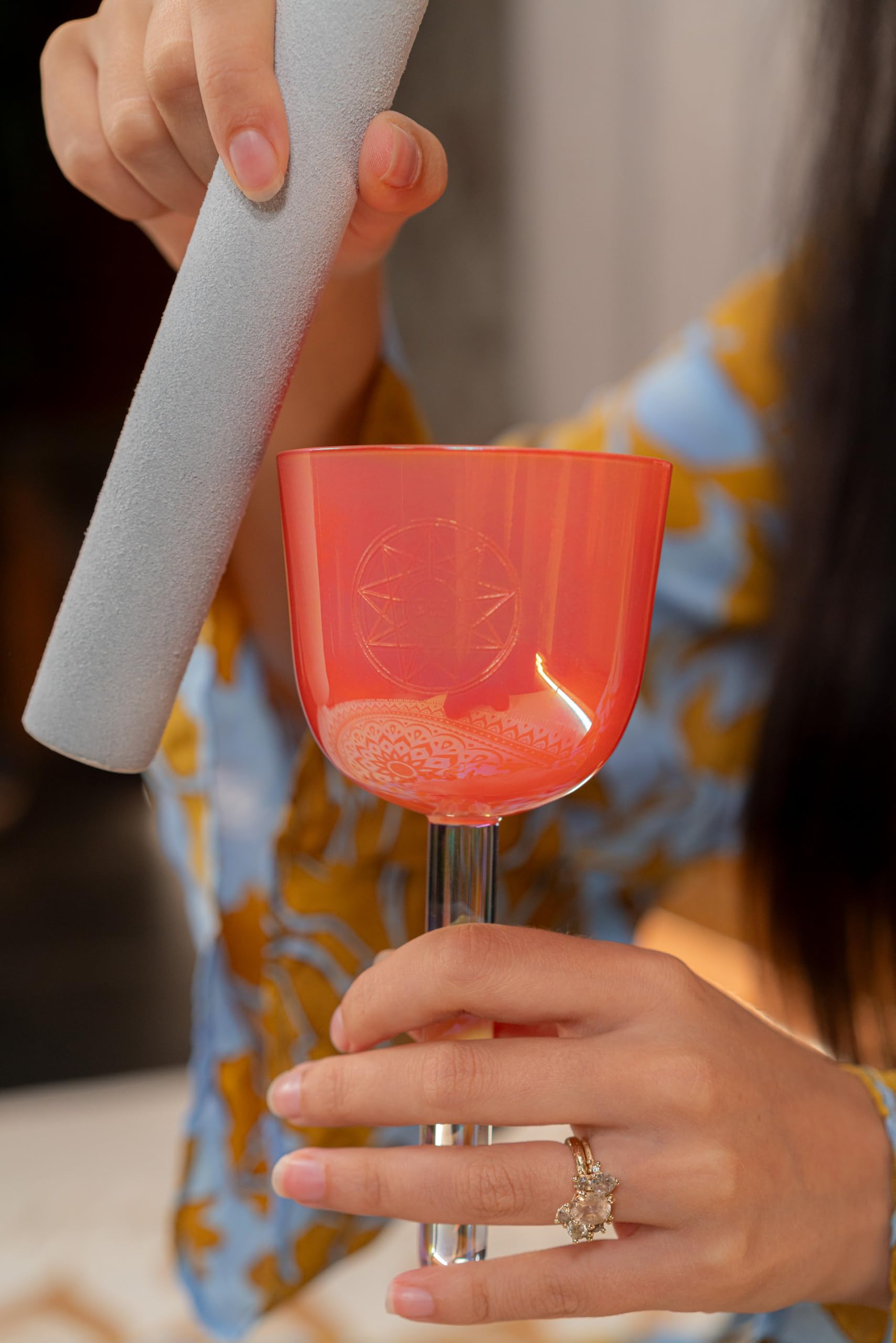 Sonic Energy 3,25" Essence Solfeggio Crystal Singing Bowl (ESOLCSB963)