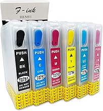 HEMEI@ - 1 ensemble de cartouches vides rechargeables T079, compatibles avec les imprimantes Stylus Photo 1400, 1500W, P50, PX650, PX660, PX700W, PX710FW, PX720WD