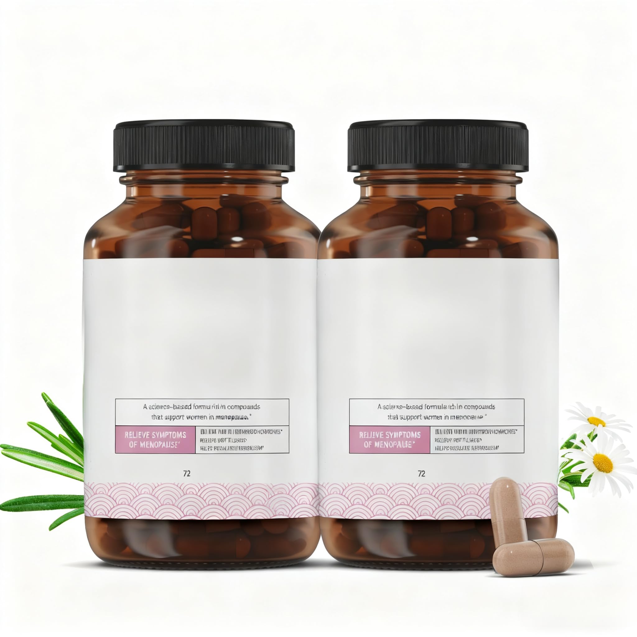 Hormone Harmony - Soulagement de la ménopause et de la périménopause – bouffées de chaleur, sueurs nocturnes, sautes d'humeur, 2pcs
